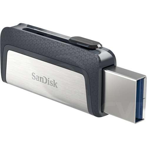 Stick Memorie SanDisk by WD Ultra Dual Drive, USB 3.1, 64GB, Black/Silver