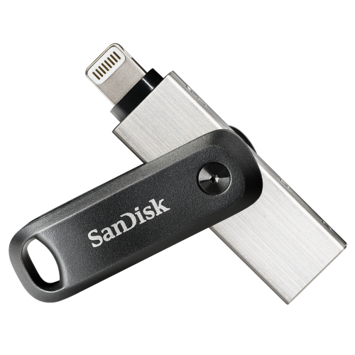 Stick memorie Sandisk by WD iXpand, 128GB, Lightning/USB, Grey