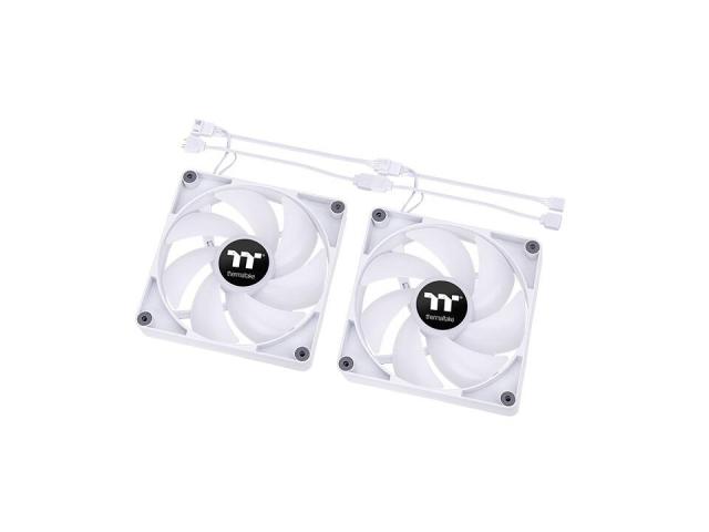 Kit Ventilatoare Thermaltake CT120 ARGB Sync White, 120mm, 2 bucati