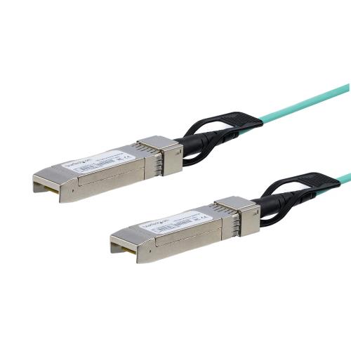 Patch Cord Startech SFP10GAOC5M, SFP+ - SFP+, 5m, Aqua