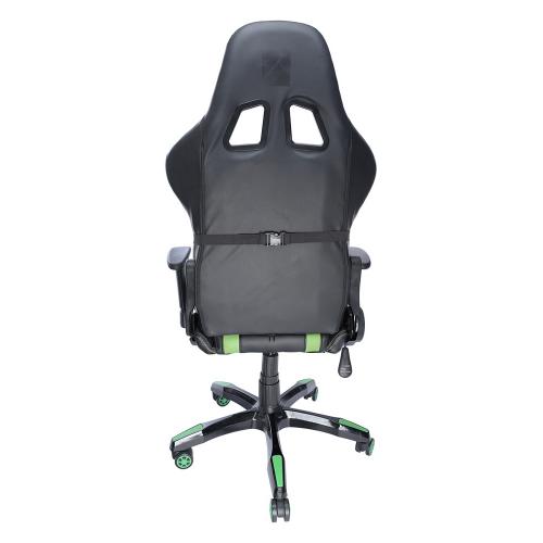 Scaun gaming Spacer SPCH-TRINITY-GRN, Black-Green