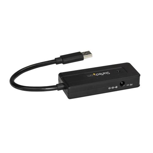 Hub USB Startech ST4300MINI, 4x USB 3.0, Black