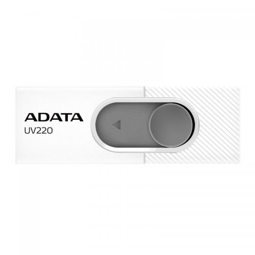 Stick Memorie AData UV220 32GB, USB 2.0, White-Gray