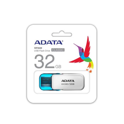 Stick memorie ADATA UV240 32GB, USB 2.0, White