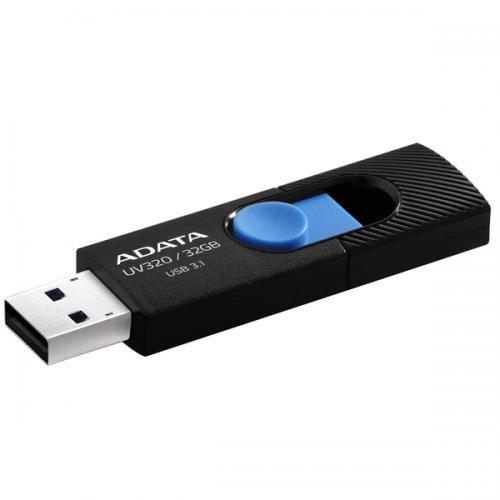 Stick Memorie AData UV320 32GB, USB 3.1, Black-Blue