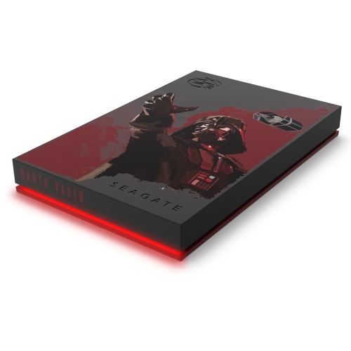 Hard Disk Portabil Seagate FireCuda Darth Vader Special Edition + Rescue, 2TB, USB 3.0, Red