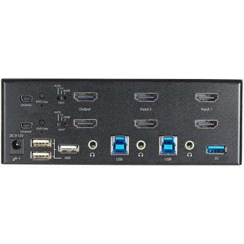 Switch KVM Startech SV231DHU34K6, 2x HDMI, Black