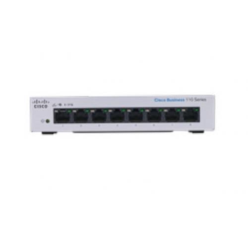 Switch Cisco CBS110-8PP-D, 8 porturi