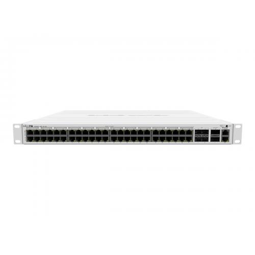 Switch MikroTik CRS354-48P-4S+2Q+RM, 48 porturi, PoE