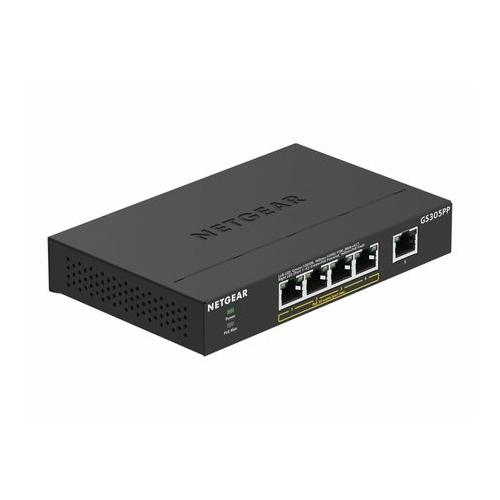 Switch Netgear GS305PP-100PES, 5 porturi, PoE+