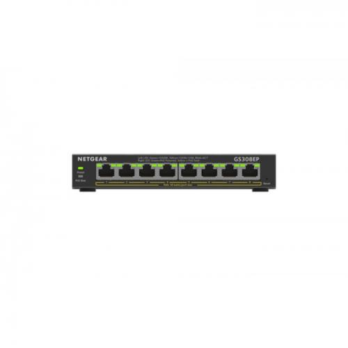 Switch Netgear GS308EP, 8 porturi, PoE+