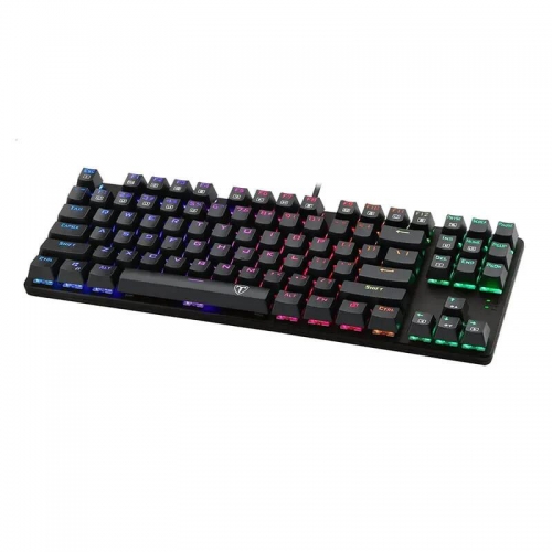 Tastatura T-Dagger Bora, Rainbow LED, USB, Black