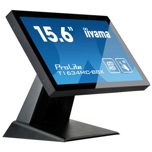 Monitor LED Touchscreen Iiyama T1634MC-B8X, 15.6inch,1920x1080, 25ms, Black