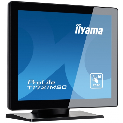 Monitor LED Touchscreen Iiyama ProLite T1721MSC-B2, 17inch, 1280x1024, 5ms, Black