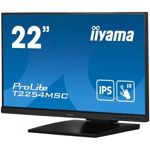 Display Interactiv Iiyama Seria ProLite T2254MSC-B1AG, 21.5inch, 1920x1080pixeli, Black