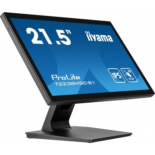 Monitor LED Touchscreen Iiyama T2438MSC-B1, 23.8inch,1920x1080, 5ms GTG, Black