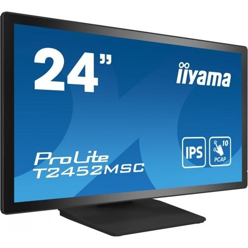 Monitor LED Touchscreen Iiyama ProLite T2452MSC-B1, 23.8inch, 1920x1080, 14ms, Black