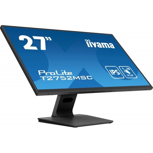 Monitor LED Touchscreen ProLite T2752MSC-B1, 27inch, 1920x1080, 5ms GTG, Black