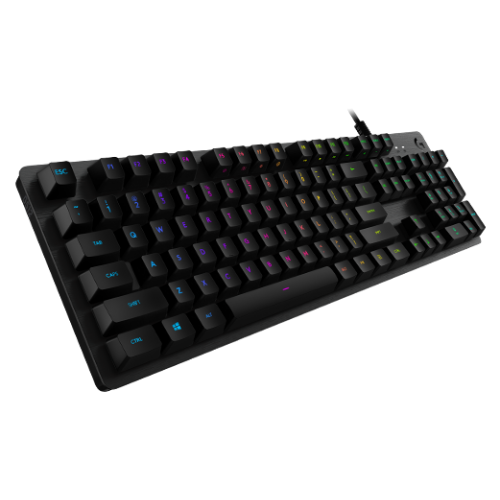 Tastatura Logitech G512 Carbon GX Red Linear Switch, RGB LED, USB, Layout Franceza, Black