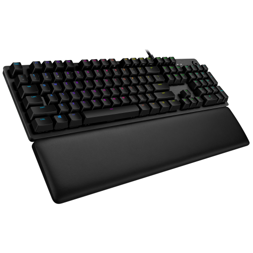 Tastatura Logitech G513 Carbon GX Brown Tactile Switch, RGB LED, USB, Layout Elvetia, Black