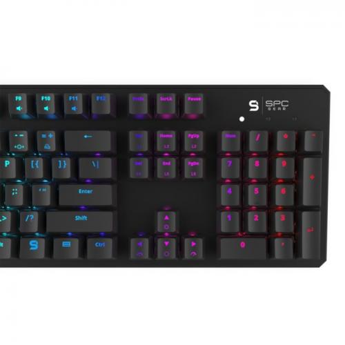 Tastatura SPC Gear GK540 Magna Kailh Blue, RGB LED, USB, Black