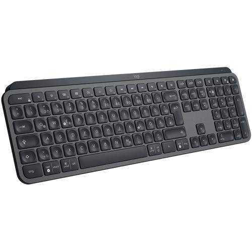 Tastatura Wireless Logitech MX KEYS, White LED, USB, Layout Daneza, Black