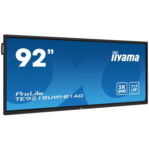 Display Interactiv Iiyama ProLite TE9218UWI-B1AG, 92inch, 5120x2160pixeli, Black