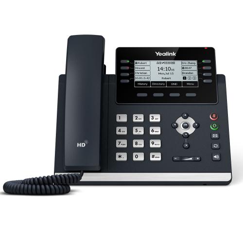 Telefon IP Yealink SIP-T43U, 16 Conturi SIP, PoE, Classic Grey