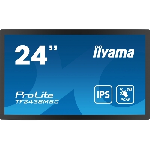 Monitor LED Touchscreen Iiyama ProLite TF2438MSC-B1, 23.8inch, 1920x1080, 5ms GTG, Black