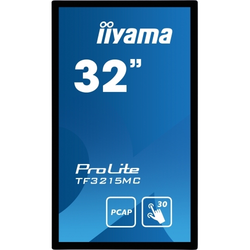 Monitor LED Touchscreen Iiyama TF3215MC-B2AG, 31.5inch, 1920x1080, 8ms GTG, Black