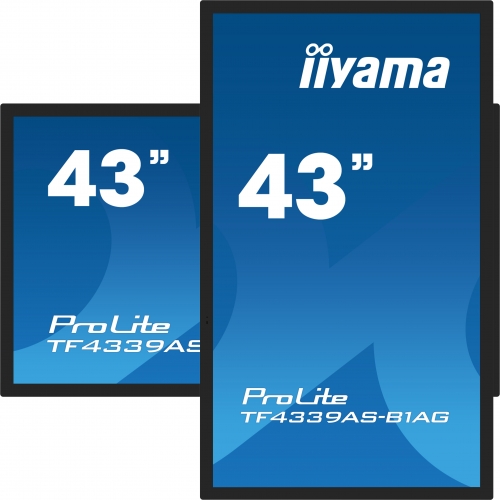 Display Interactiv Iiyama Seria ProLite TF4339AS-B1AG, 43inch, 3840x2160pixeli, Black