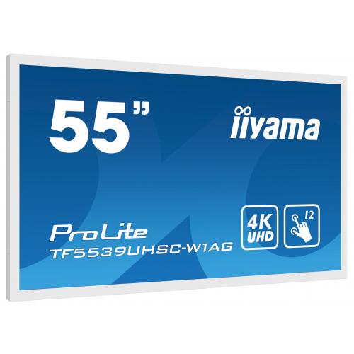 Display Interactiv Iiyama Seria ProLite TF5539UHSC-W1AG, 55inch, 3840x2160pixeli, White