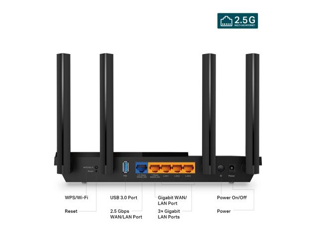 TP-Link Archer AX55 Pro | Router WiFi | WiFi6, AX3000, 2.5GE