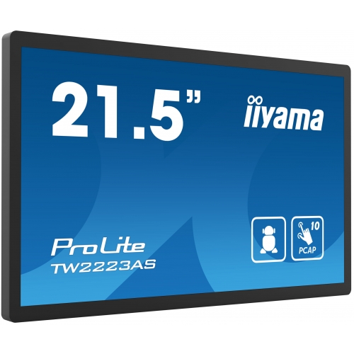 Display Interactiv Iiyama Seria ProLite TW2223AS-B2, 21.5inch, 1920x1080pixeli, Black