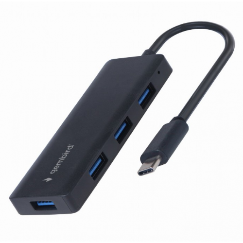 Hub USB Gembird UHB-CM-U3P4-02, 4x USB 3.2 gen 1, Black