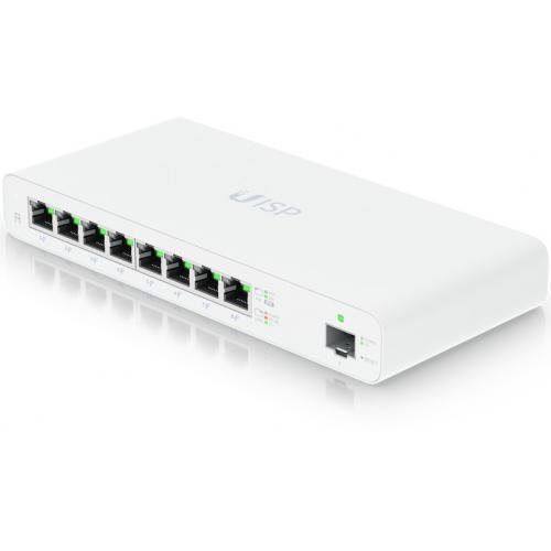 Switch Ubiquiti UISP-R, 8x porturi, PoE