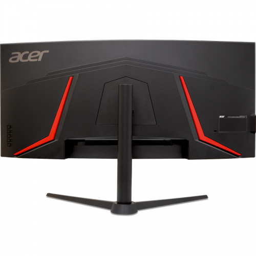 Monitor LED Curbat Acer Nitro XZ340CUH, 34inch, 3440x1440, 1ms, Black-Red