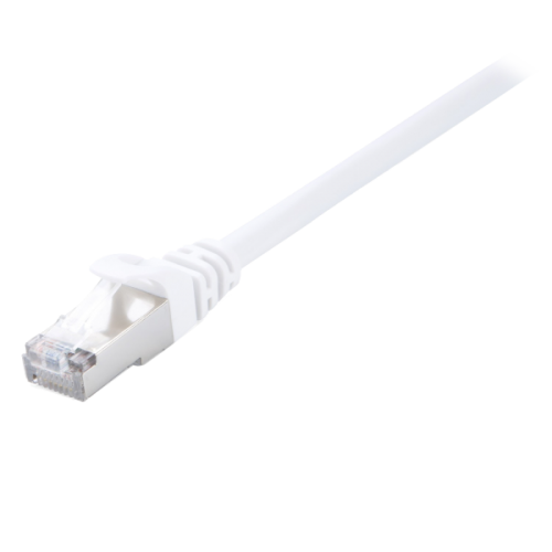 Patch Cord V7 V7CAT6STP-01M-WHT-1E, Cat6, STP, 1m, White