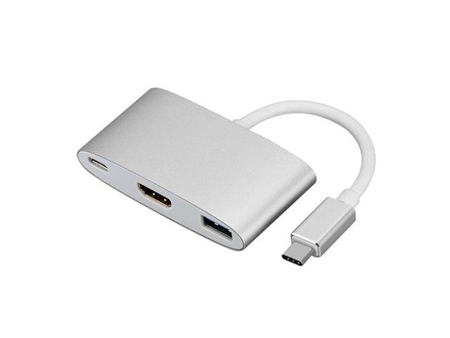 CONVERTOR SEMNAL USB-C TO HDMI/USB3.0/ USB TYPE-C VA365-BL