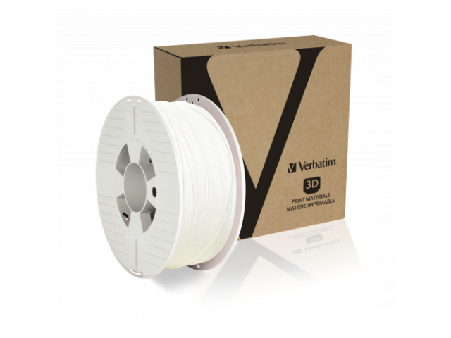 Verbatim 3D PRINTER FILAMENT PLA 1.75MM WHITE 1KG