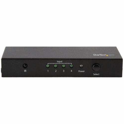 Switch KVM Startech VS421HD20, 4x HDMI, Black