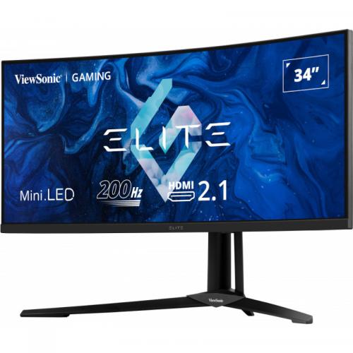 Monitor MiniLED Curbat Viewsonic XG341C-2K, 34inch, 3440x1440, 1ms, Black