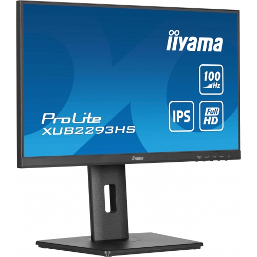 Monitor LED Iiyama XUB2293HS-B6, 21.5inch, 1920x1080, 1ms, Black