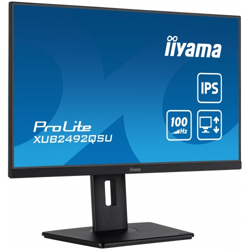 Monitor LED Iiyama ProLite XUB2492QSU-B1, 23.8inch, 2560x1440, 0.5ms, Black