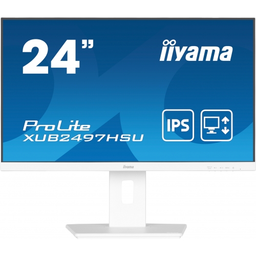 Monitor LED Iiyama ProLite XUB2497HSU-W2, 23.8inch, 1920x1080, 1ms, White