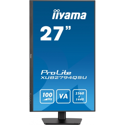 Monitor LED Iiyama ProLite XUB2794QSU-B6, 27inch, 2560 x 1440, 1ms, Black