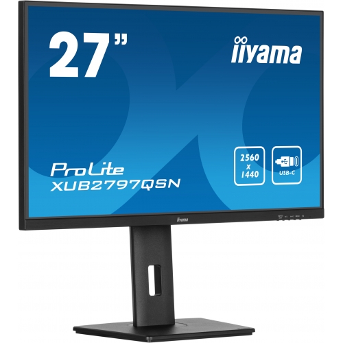 Monitor LED Iiyama ProLite XUB2797QSN-B1, 27inch, 2560x1440, 1ms, Black